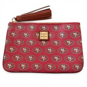 Dooney & Bourke San Francisco 49ers Red Large Tassel Pouch Purse